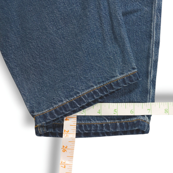 NWOT Everlane The Summer Slouch Button Fly Crop Jeans Sz. 27x25 Tularosa Blue - Picture 13 of 14